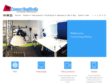 Tablet Screenshot of connectingmedia.nl